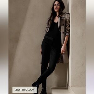 NWT Banana Republic Black Skinny Sloan Pant